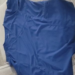 Bundle of 2 IRG soft satin feel scrub tops